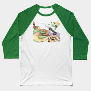 Riding with style Baseball T-Shirt